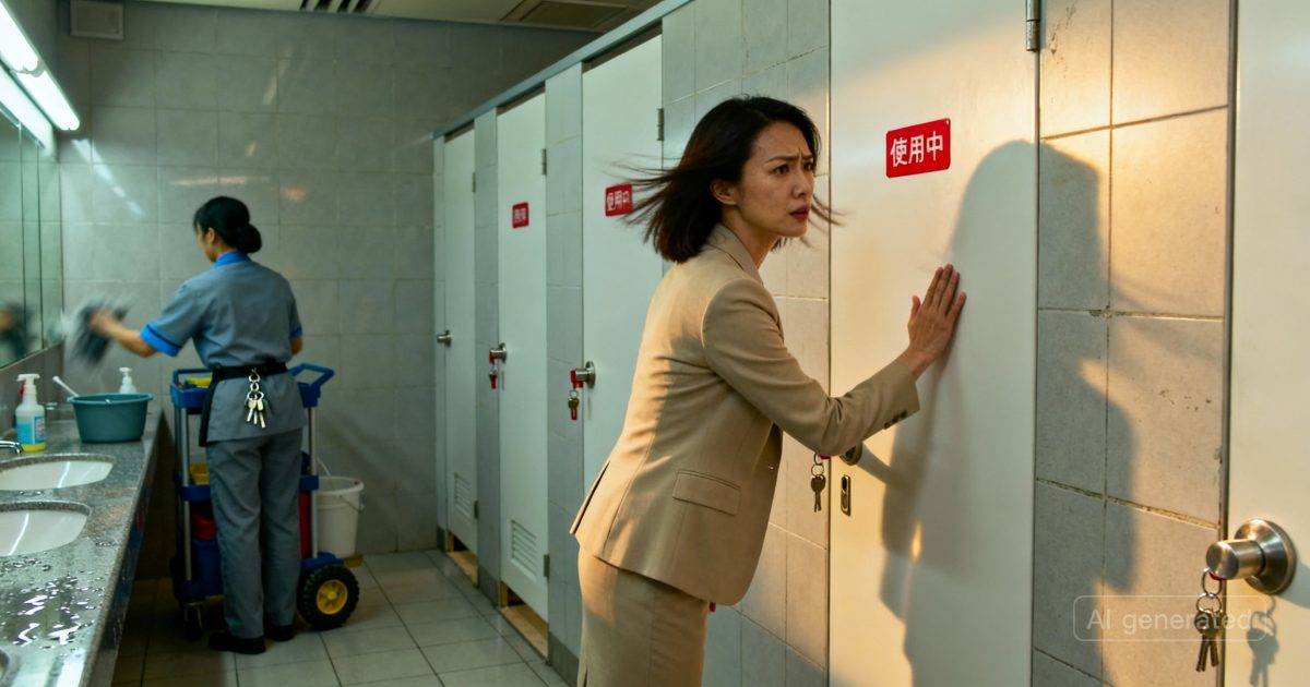 港女屯門站人有三急｜驚見女廁9格鎖7格 怒揭心寒真相網民轟：薪水小偷！