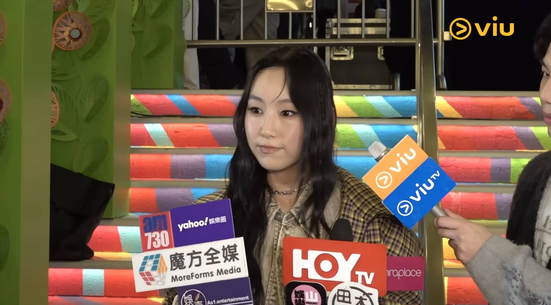 炎明熹 鍾柔美 (圖片來源:Viu1HK)