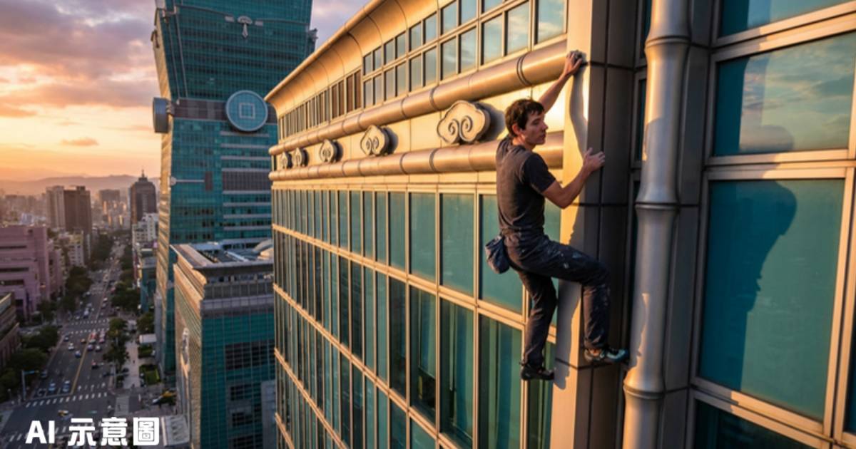 霍諾德明日爬台北101前夕｜50歲影后查理絲花朗突發挑戰「攀椅轉圈」 結果震撼