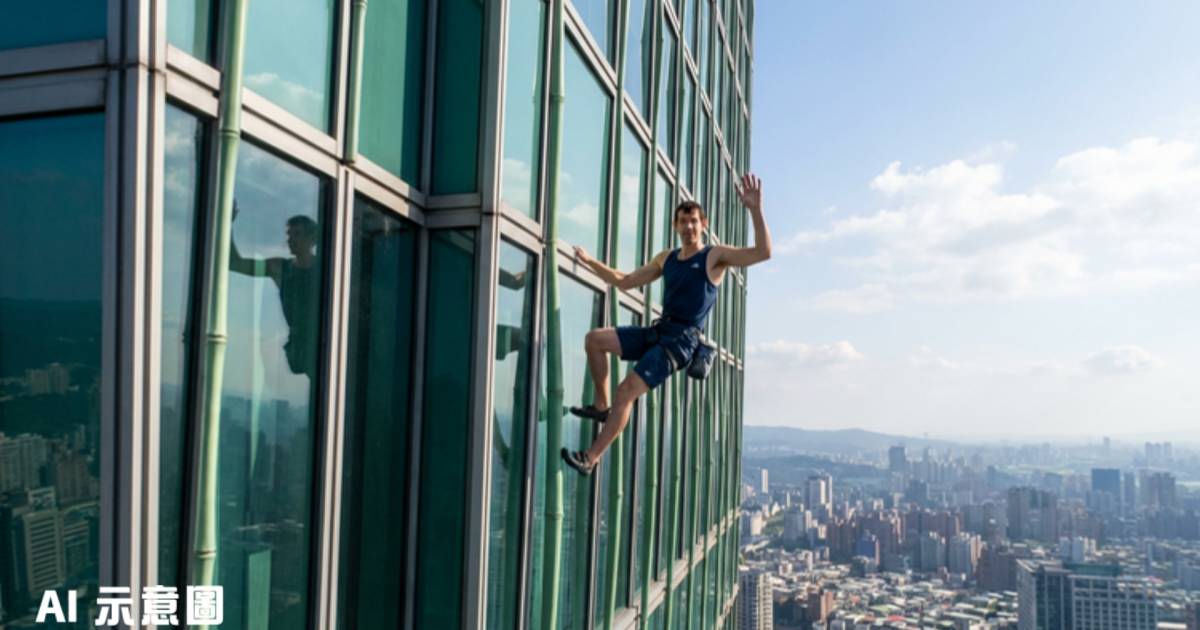 Alex Honnold徒手爬台北101｜91分鐘攻頂成功 全程零防護完成壯舉