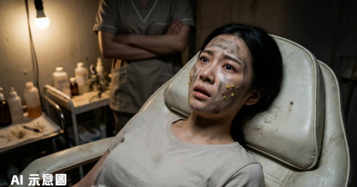 港女深圳東門被困劏房美容院｜塗鼻屎狀產品整黑臉 索價逾萬人幣