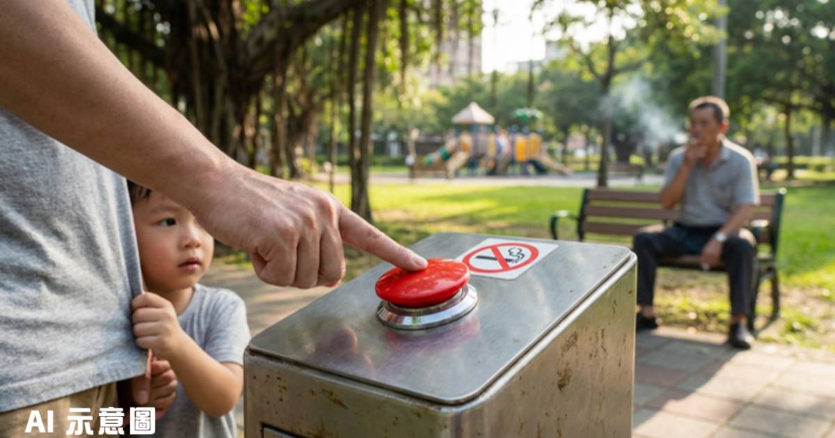 台灣公園驚現神秘按鈕｜一按即播超大聲廣播 網民反應兩極化