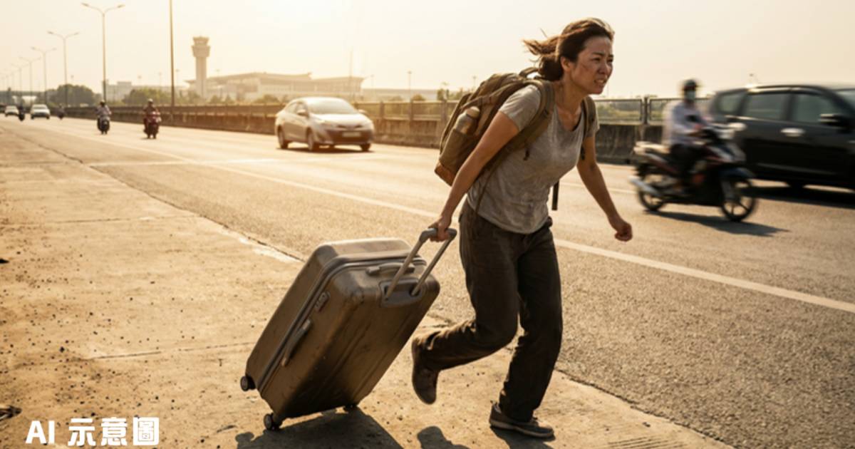 黃瑄越南旅遊遇敲詐丟包｜揭司機專挑1類旅客下手 徒步狂奔18公斤行李