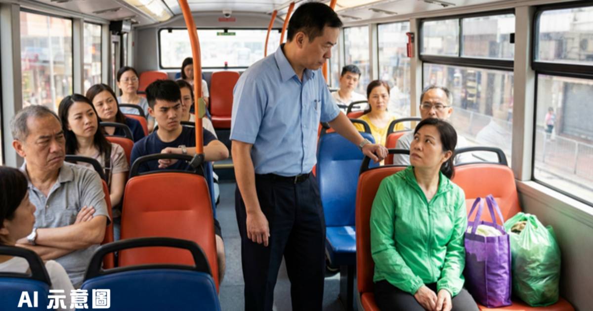 巴士大嬸投2元扮長者優惠｜車長停車追數全車鬧「落去啦」 意外自爆年齡真相