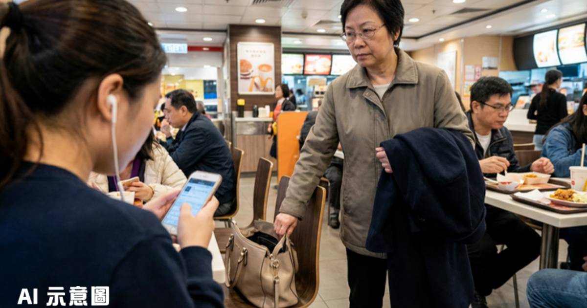 沙田快餐店驚現疑似女扒手｜目擊者大叫一句話 神秘女子即刻走人