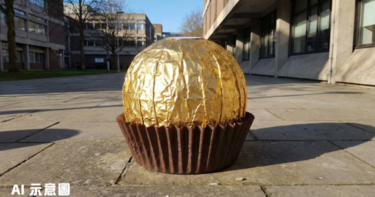 央美學生神改造石墩變巨型金莎｜官方親自接梗 網民擔心有人誤食