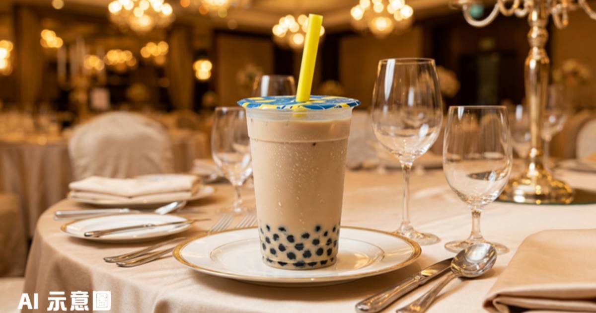 婚宴驚現50嵐波霸奶茶｜每人一杯成本比紅酒還貴？網民反應兩極化