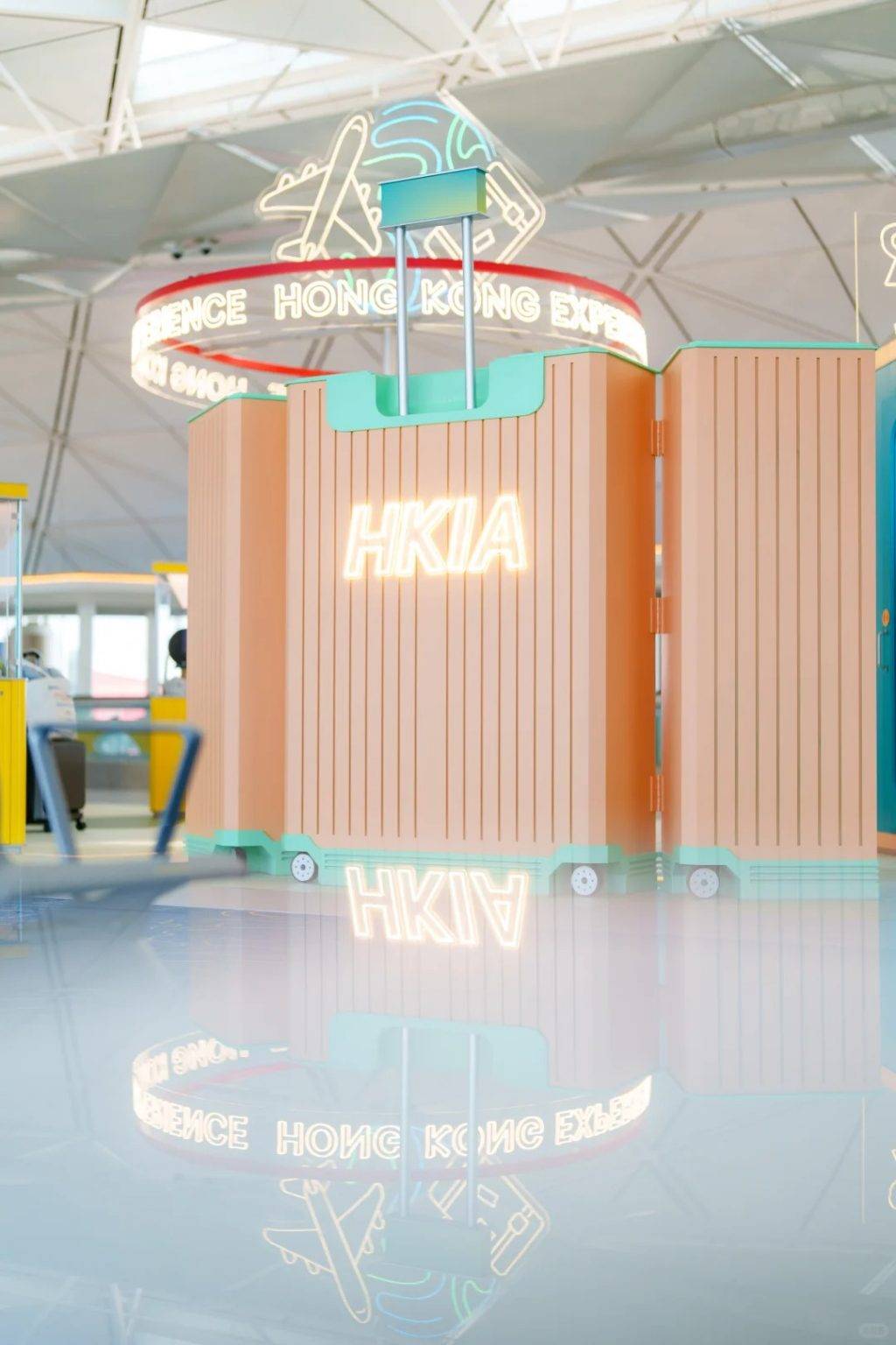 機場 工作坊 手作 免費 (圖片來源:小紅書@香港国际机场)