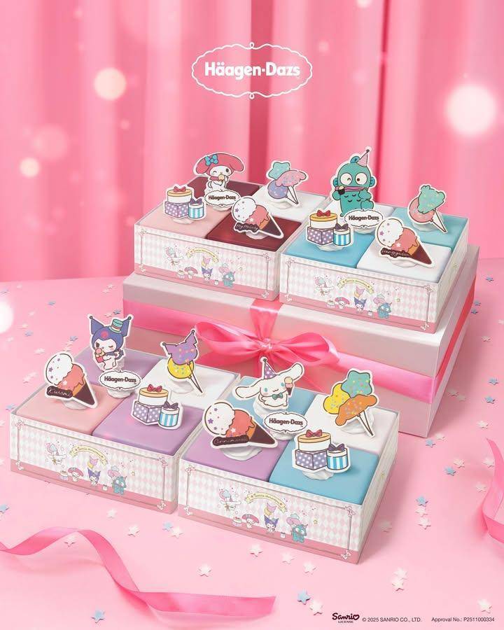 ✨ Häagen-Dazs ™ 全新 Sanrio characters …