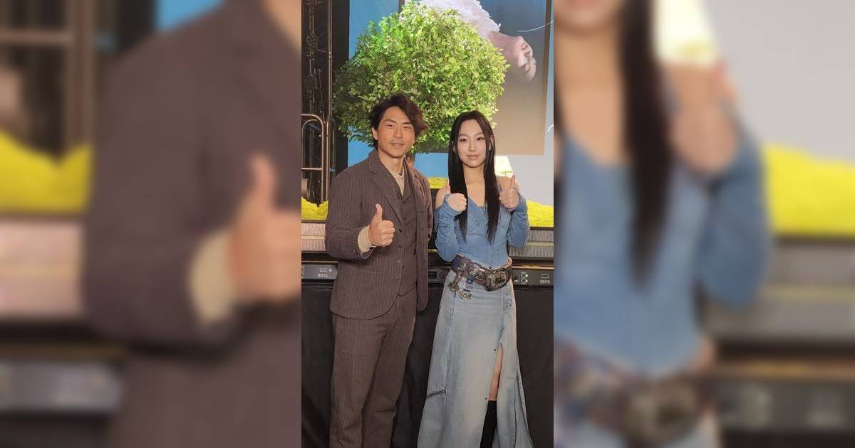 森美擔任炎明熹新歌發布暨加盟記者會主持 見證成長約定1事畫面溫馨