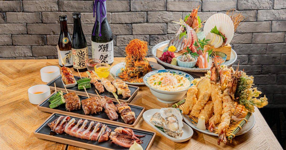 FireBird – 銅鑼灣餐廳 必食火山熔岩鮭魚卷+特上手握壽司盛合+FireBird雞肉串燒盛合+日本產和牛壽喜燒+珍寶海老天婦羅盛合