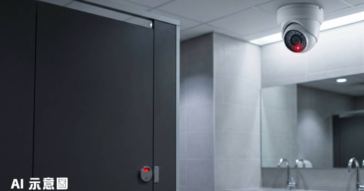 炮台山商廈女廁貼通告稱「CCTV監察中」｜網民震驚：廁格內裝閉路電視？