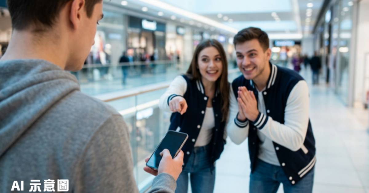 鑽石山商場2男女稱玩大學遊戲求自拍照｜網民揭破綻：係騙案