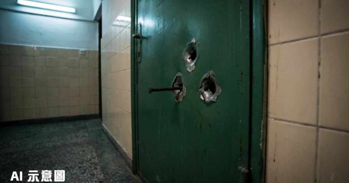 樓上鄰居唱歌太大聲｜躁男持釘槍向鐵門連射3次 結局震撼