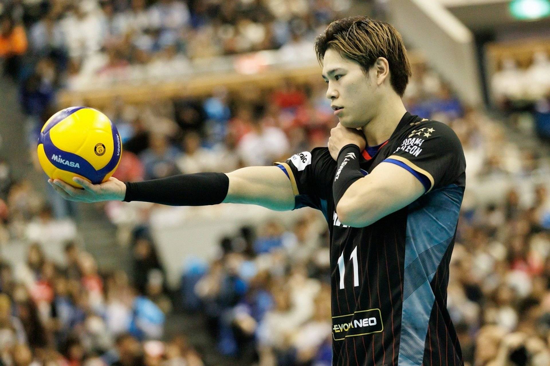 西田有志 日本男排 曾創120公里殺球紀錄(圖片來源:IG@nishidayuji0130)