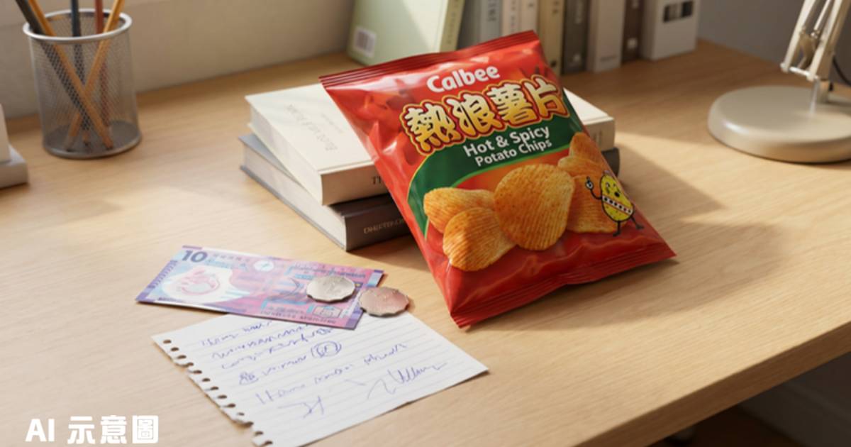 10歲弟付錢買薯片留字條｜毒舌內容曝光網民震驚