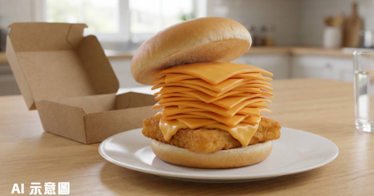 麥當勞外賣走醬魚柳包 女子打開發現一大疊芝士 網民笑「店員愛上你」