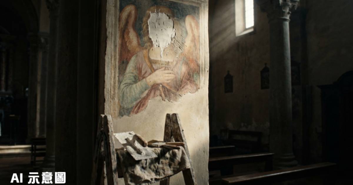 羅馬教堂天使壁畫修復後「撞臉」梅洛尼｜修復師改口承認驚人真相