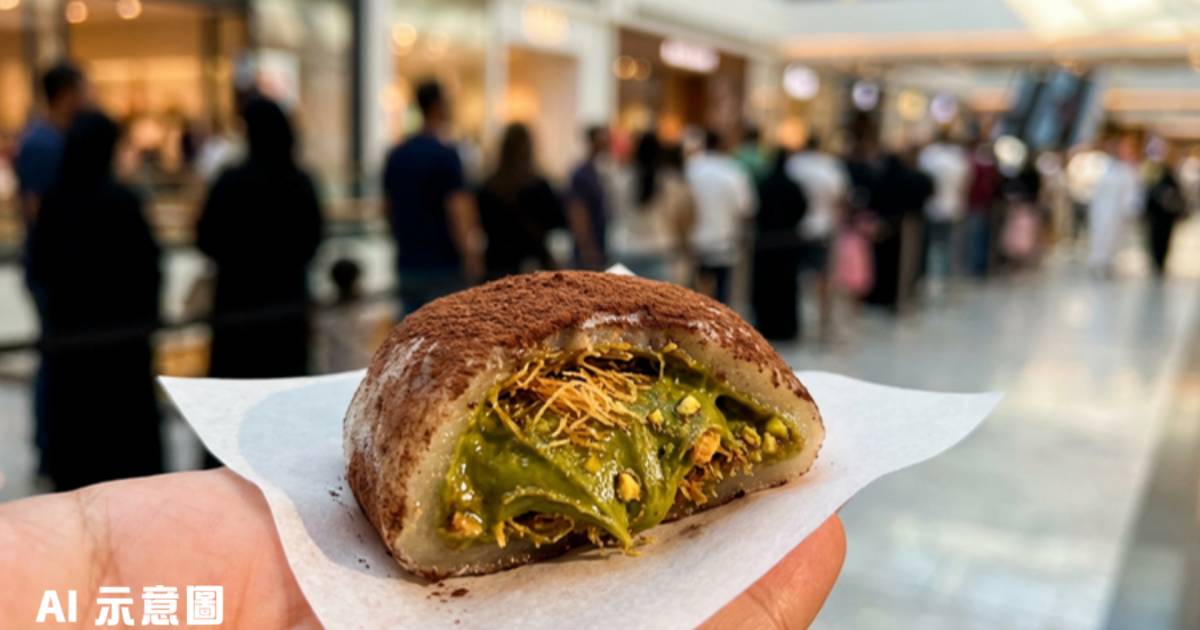 享樂烘焙杜拜朱古力麻糬｜元朗形點商場外逼爆人潮 網民試食後評價兩極