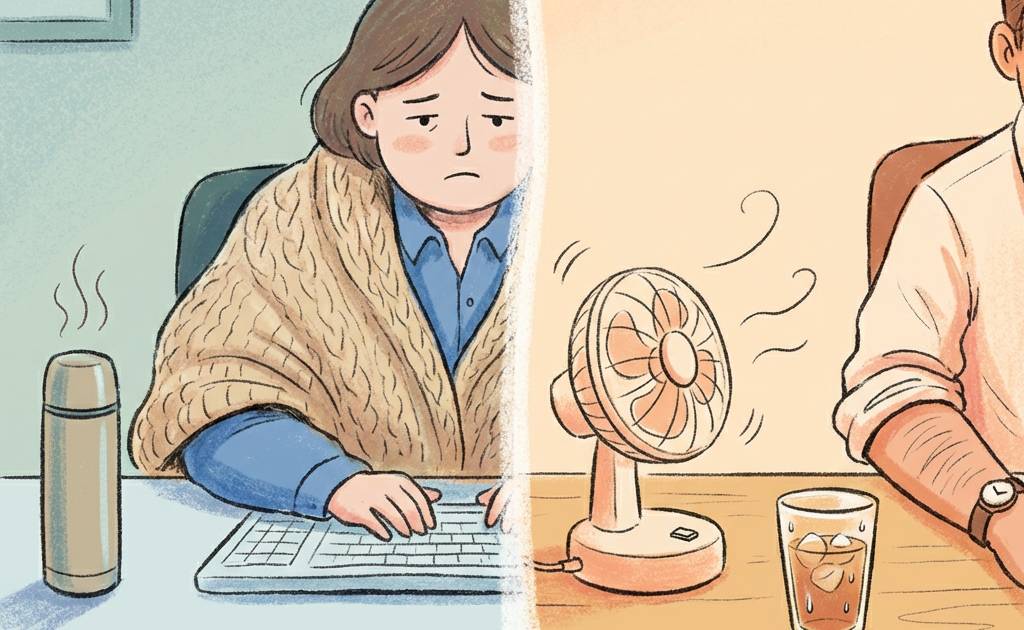 辦公室冷氣溫度大作戰：25.5°C是最佳溫度？男女體感差異慳電及健康全攻略