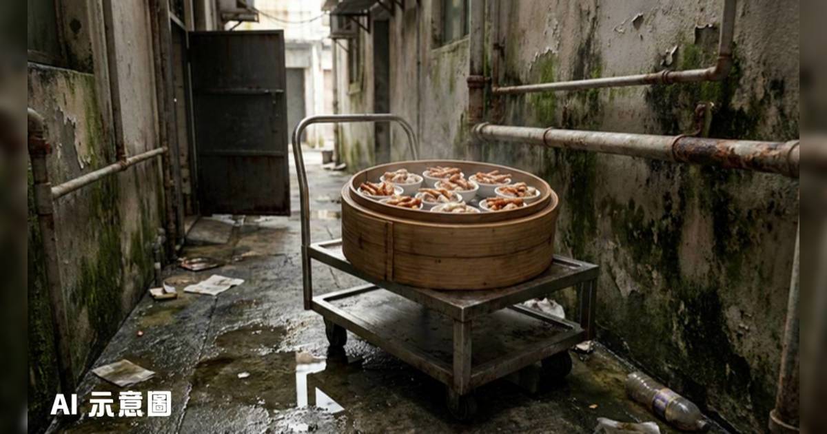 大埔粉麵店鳳爪排骨飯零遮掩擺後巷｜網民震驚：好嘔心