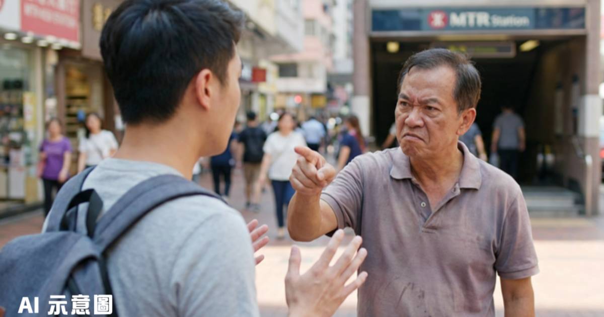 天后站大叔扮熟打招呼｜男子1句回應即變臉 網民驚：100%詐騙