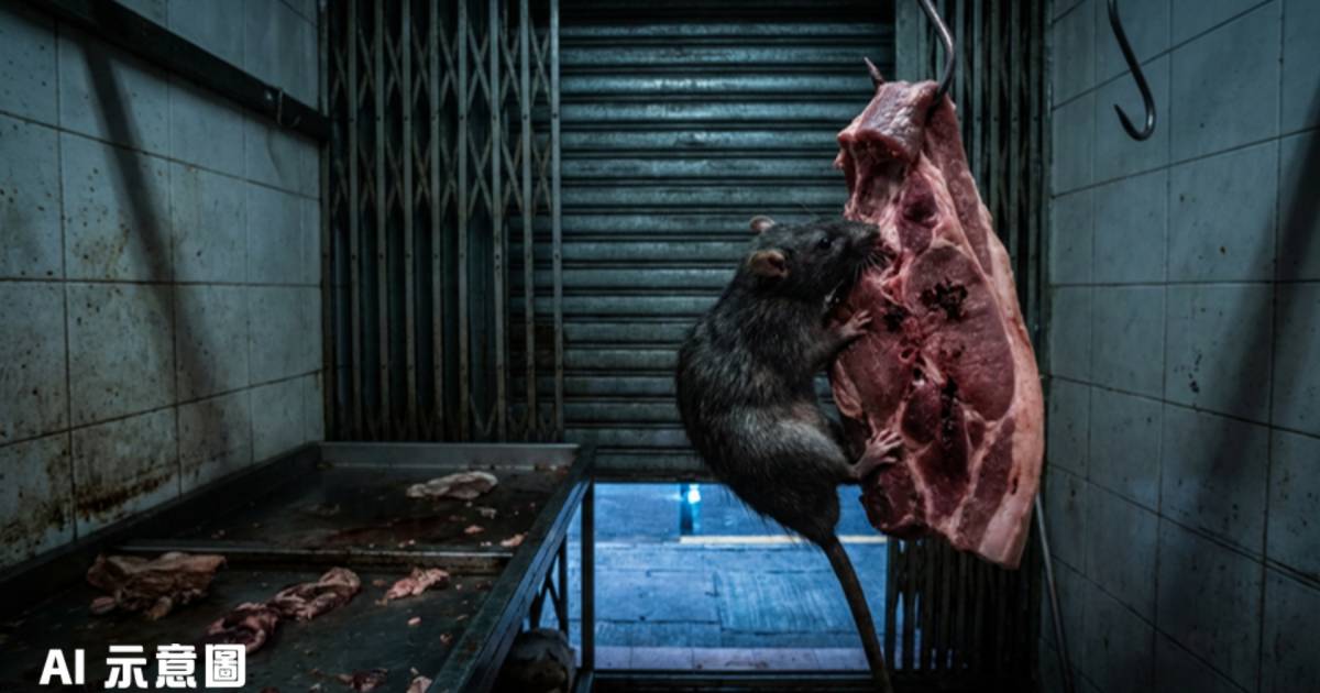 土瓜灣街市豬肉檔老鼠大軍開自助餐｜街坊驚呼買錯嘢