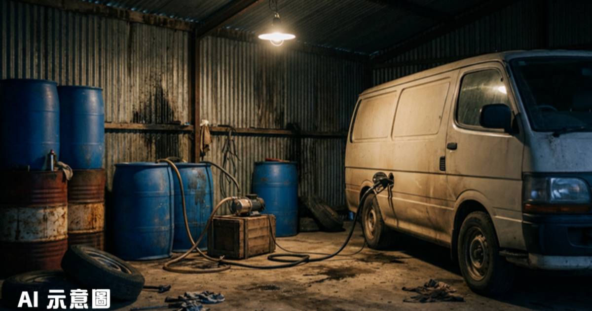 海關東涌火炭搗破兩非法油站｜檢42,000元私油 拘捕一賣家及入油司機