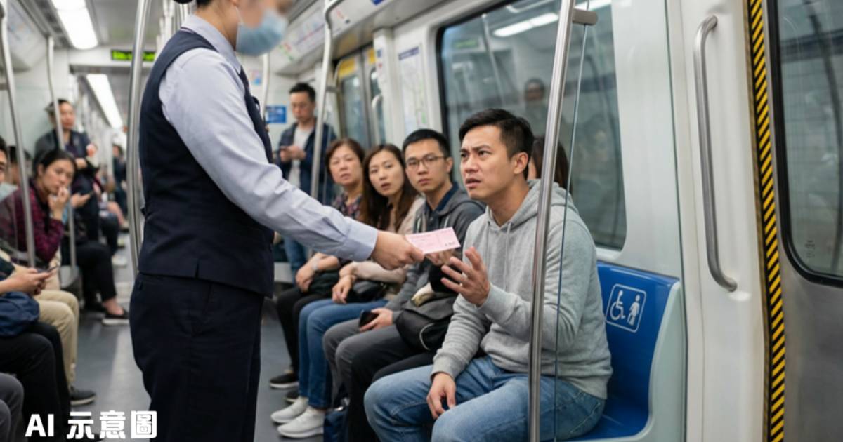 港鐵乘客因一句話收罰單｜違例事項曝光 網民震驚