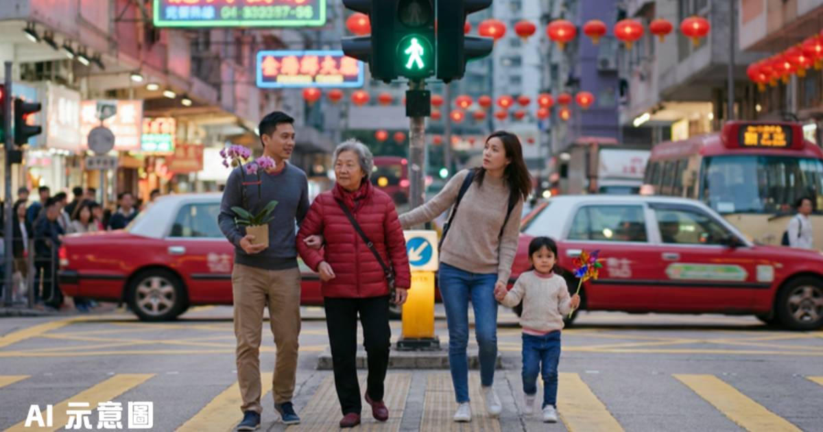 警方維園年宵設攤檔｜行人佔交通意外死傷四成 推廣一個概念