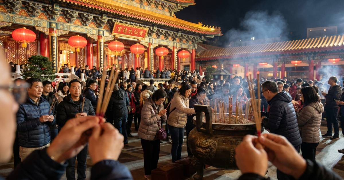 黃大仙祠頭炷香安排出爐｜年廿九晚9點開放吸萬人！一類人更可免費入場拜太歲？