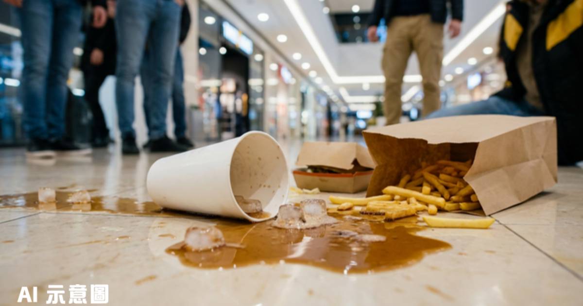 2女商場激戰用麥當勞汽水砸頭｜熱心大叔1個舉動獲網民大讚