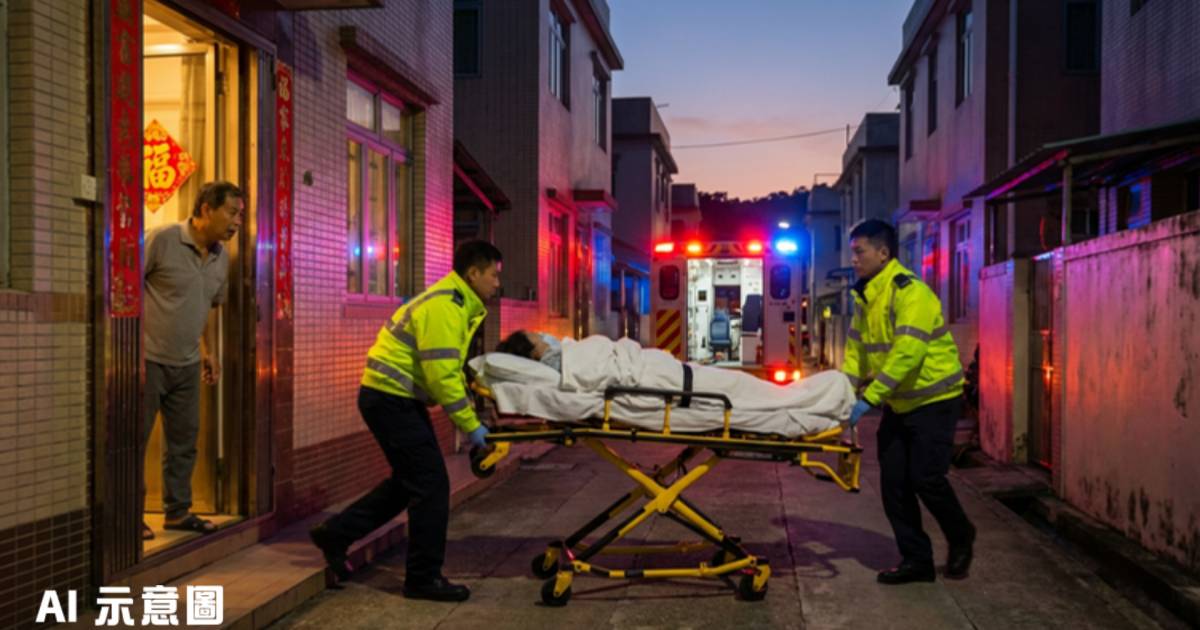 坪洲48歲女住戶廁所內暈倒昏迷｜年廿八突發意外緊急送院搶救