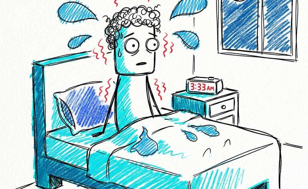 【瞓覺流汗】半夜成身汗係咪有病？中西醫詳解盜汗9大原因＋食療湯水改善方法