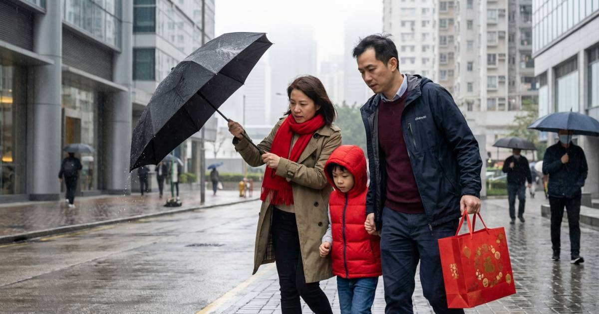 東北季候風年初一殺到｜氣溫急降兼有雨！天文台預告：新年假期天氣將……