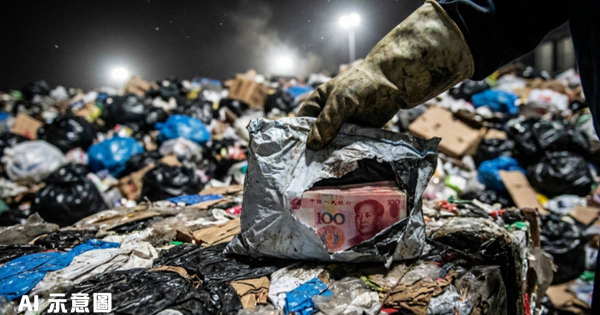 深圳童年廿八洗邋遢丟10萬現金｜物業團隊通宵翻13噸垃圾 結局暖心
