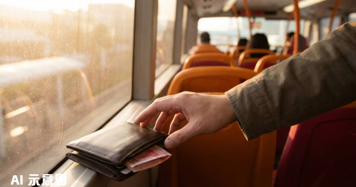 年初一機場巴士執到銀包｜內藏1,510元現金 港男一個舉動網民激讚