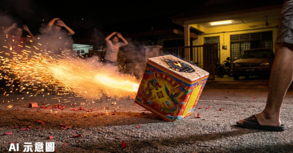 華裔男新年放煙花樂極生悲｜煙花箱突傾倒炸斷左腳 背後家庭狀況更慘
