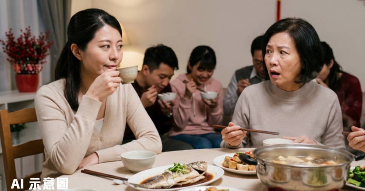 30歲胞姊被姑姑當眾追問結婚｜1句神反擊令對方啞口無言