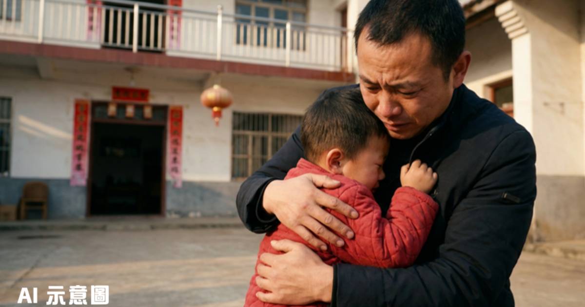 3歲兒子二樓陽台墮下｜父親神反應1秒救子 畫面曝光網民震撼