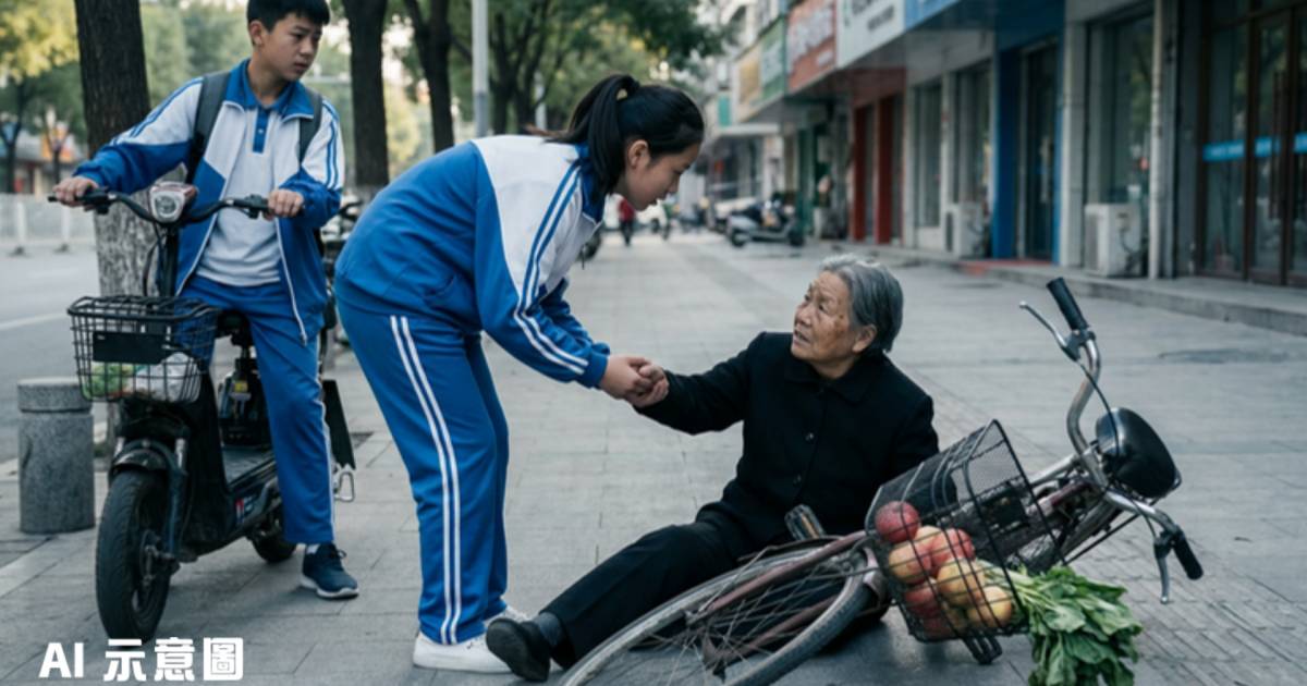 福建初中生扶老婦反遭索賠24萬｜突然撤控真相曝光