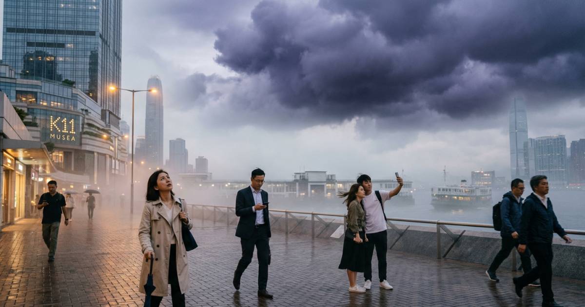 潮濕濃霧突襲！天文台預告周末雷暴殺到：氣溫急降至18度？