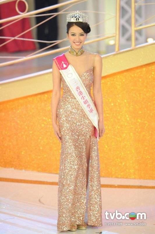 港姐 顏值排行榜 當年朱千雪民意調查支持度領先,可惜最終失落冠軍寶座。(圖片來源:TVB)