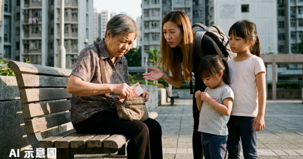 青衣3母女借錢黨專向長者索百元｜街坊1招逼退 網民認出慣犯真身