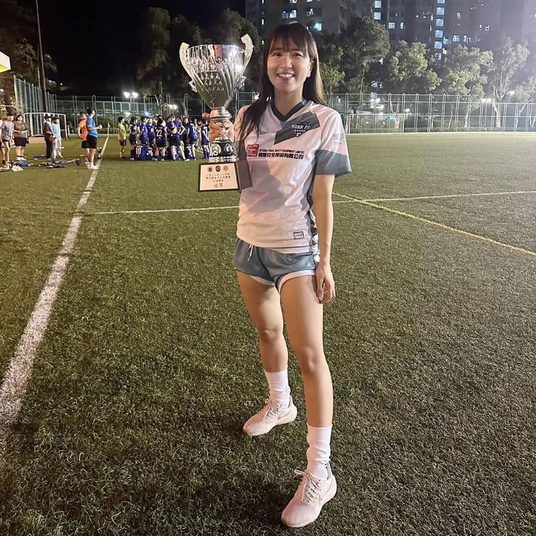 足球女將2 cathy植詠珊 (圖片來源:IG@cathychek)