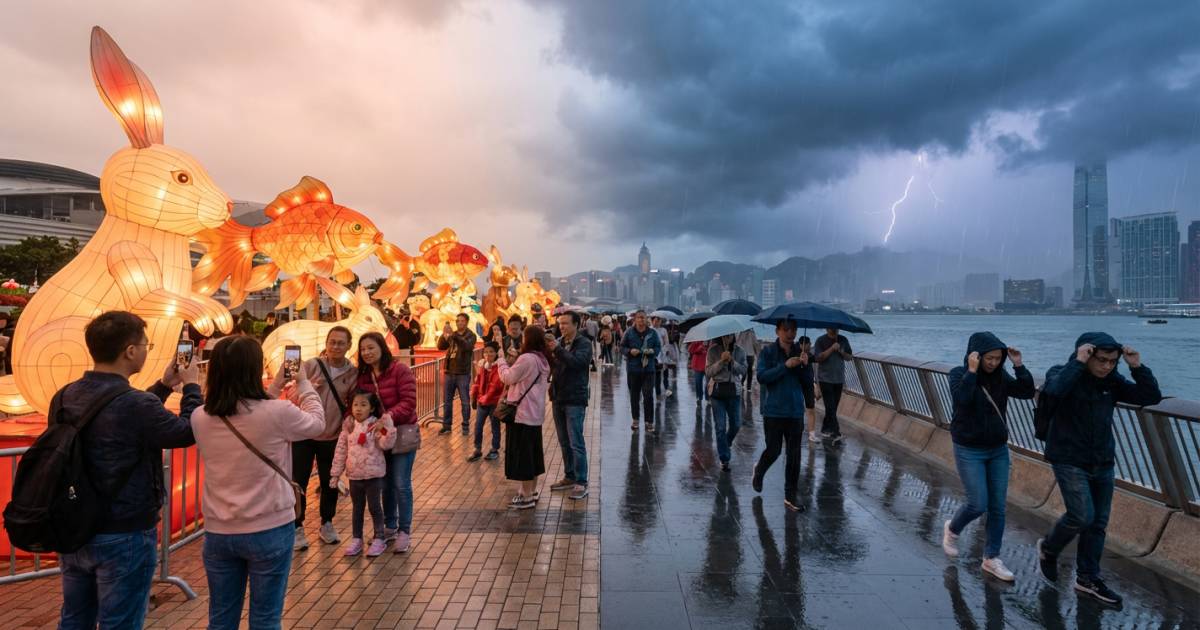 冷鋒突襲｜元宵節氣溫急降8度！天文台警告：或有雷暴？