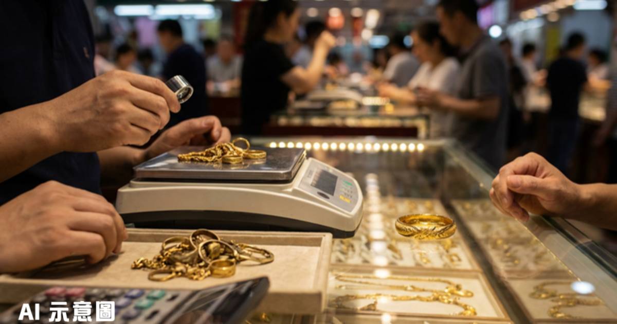 中東開戰金價狂飆｜水貝單日每克漲百元 商家憂貨源不足暫停營業