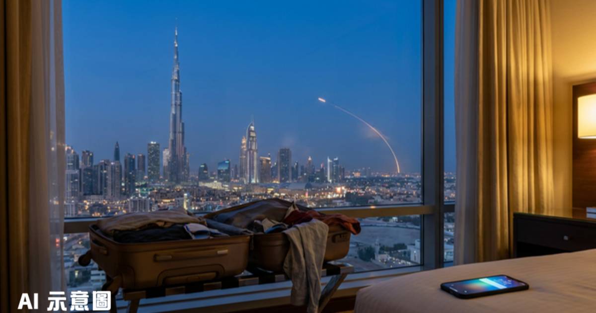 港人杜拜親睹導彈飛過｜收兩次警報滯留當地 回港日期成謎