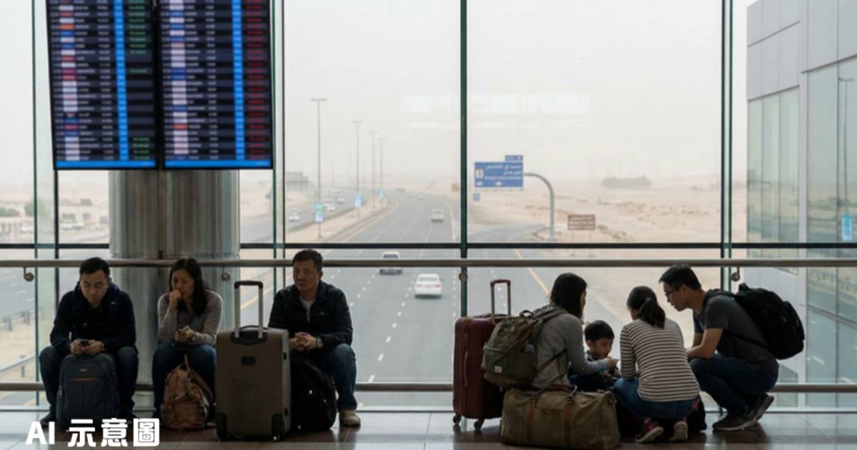 杜拜機場關閉港人滯留｜車費7,000元經陸路逃生 入境處求助無回音