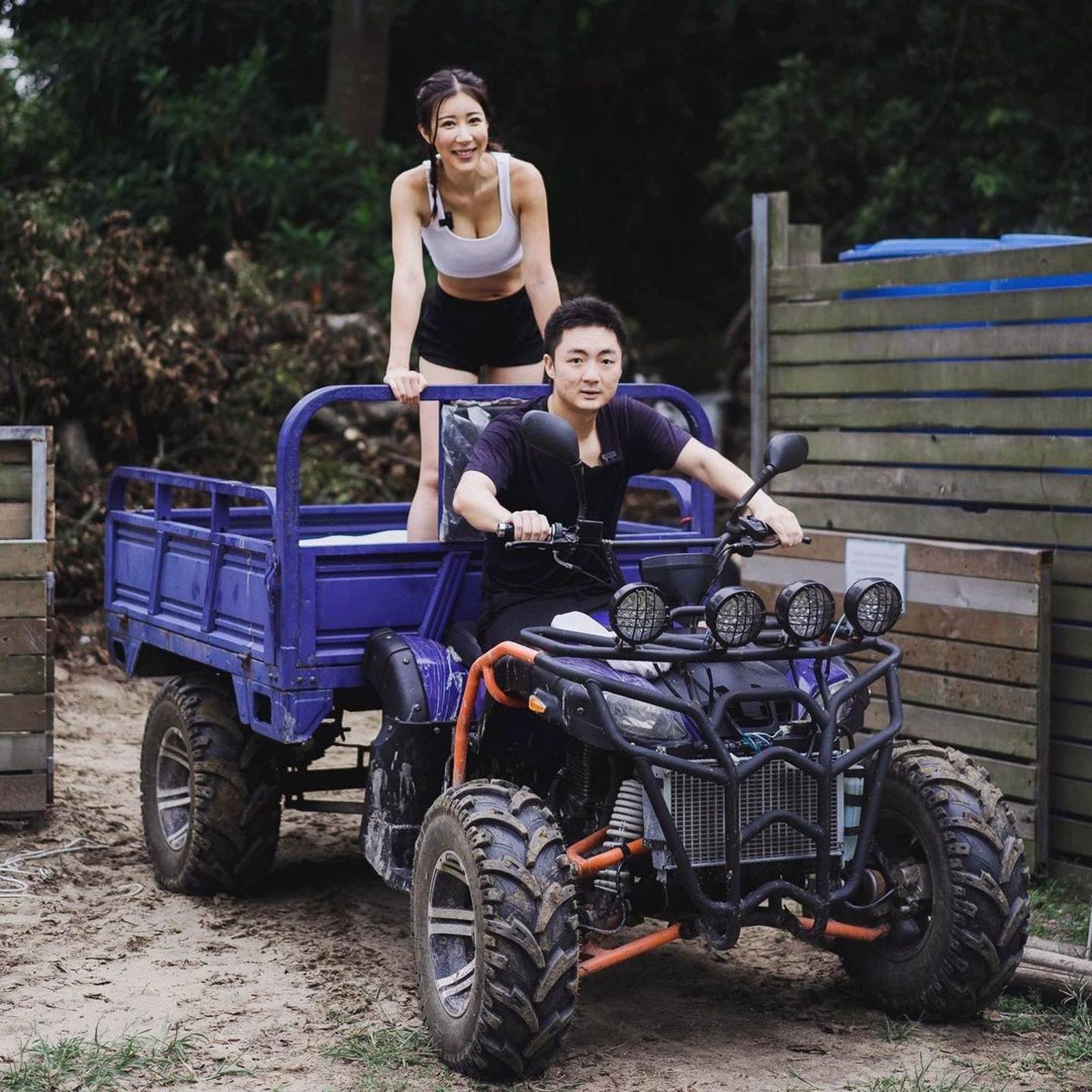 鍾培生 莊雅婷 (圖片來源:IG@khdcheung)